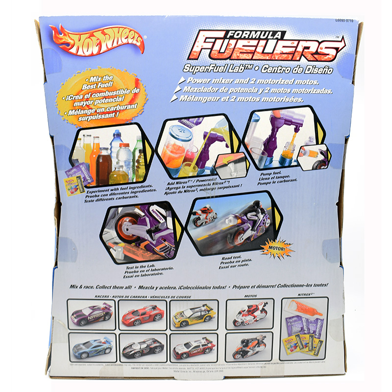 Mattel Hot Wheels FORMULA FUELERS SuperFuel Lab Motorcycles New In